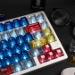Gundam 104+36 PC UV Printing Keycaps Set Cherry Profile for MX Mechanical Gaming Keyboard
